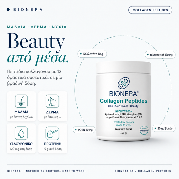 Collagen Peptides Nucleotides+ — Beauty από μέσα: μαλλιά, δέρμα, νύχια